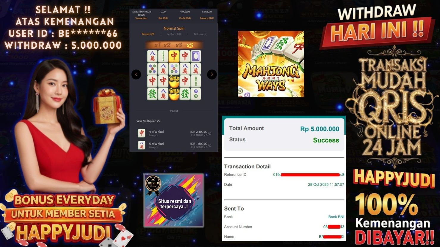 HAPPYJUDI JACKPOT SLOT MAHJONG WAYS